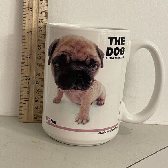 The Dog Artist Collection Pug Mug - Picture 11 of 12